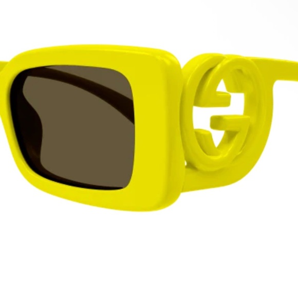 Gucci Neon Yellow Rectangular Sunglasses
0407 - Picture 3 of 3